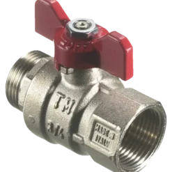Kuglehane m/t-greb muffe/nippel 1/2"
