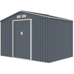 Lasse redskabsskur med dobbeltdør, 5,3 m²