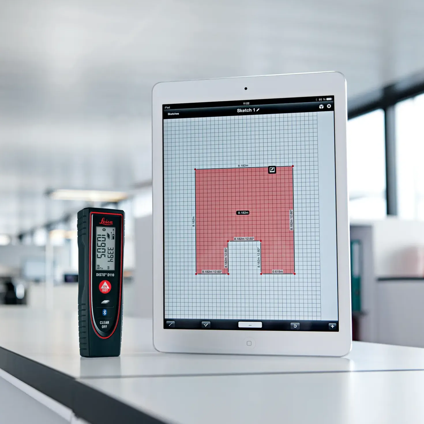 Leica Disto D110 afstandsmåler med Bluetooth®
