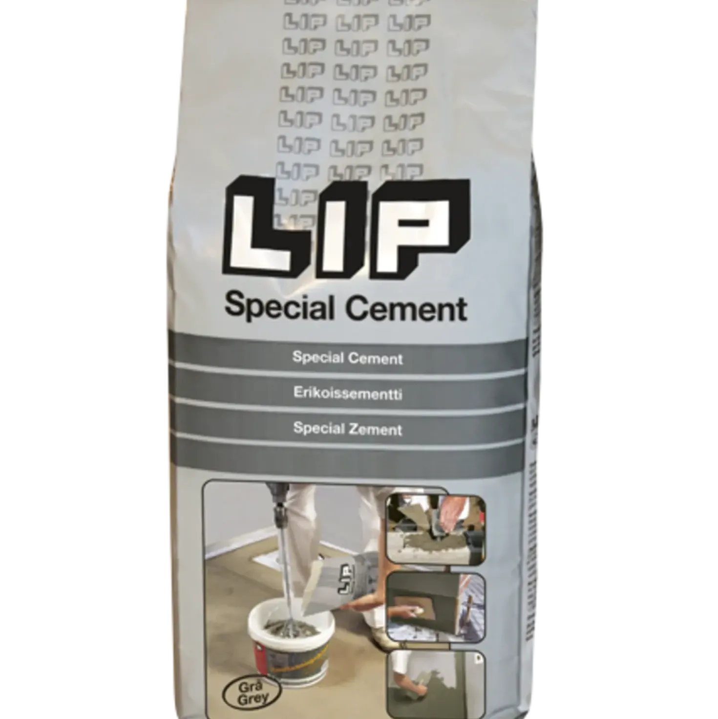 Lip special cement grå, 5 kg