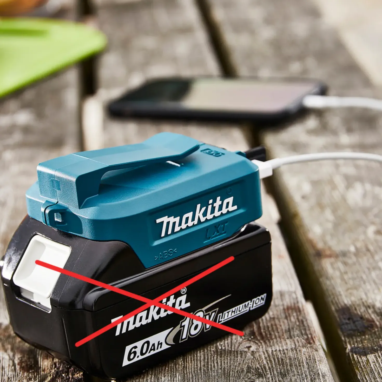 Makita DECADP05 PB adapter for USB solo
