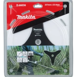 Makita D-66036 3 tands klinge til buskrydder Ø257x25,4 mm