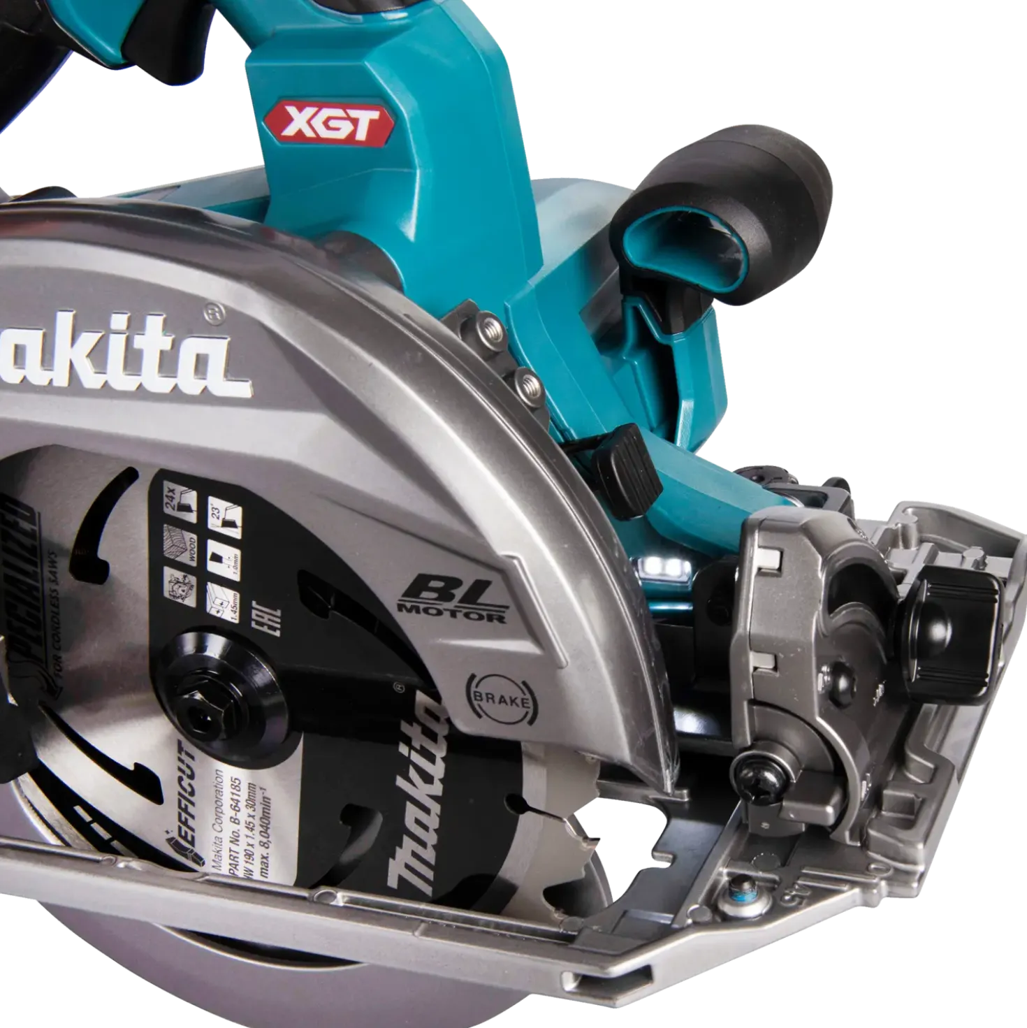 Makita HS004GM201 rundsav 185/190 XGT 40V inkl. 2 batterier og lader