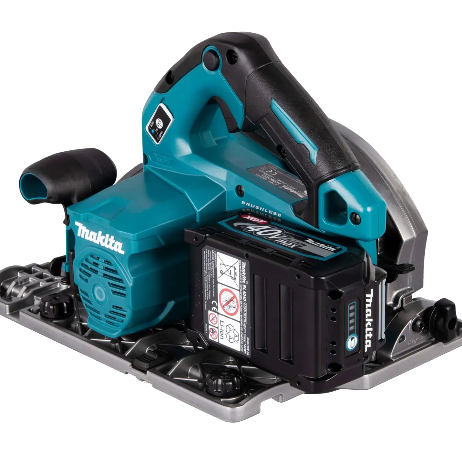 Makita HS004GM201 rundsav 185/190 XGT 40V inkl. 2 batterier og lader