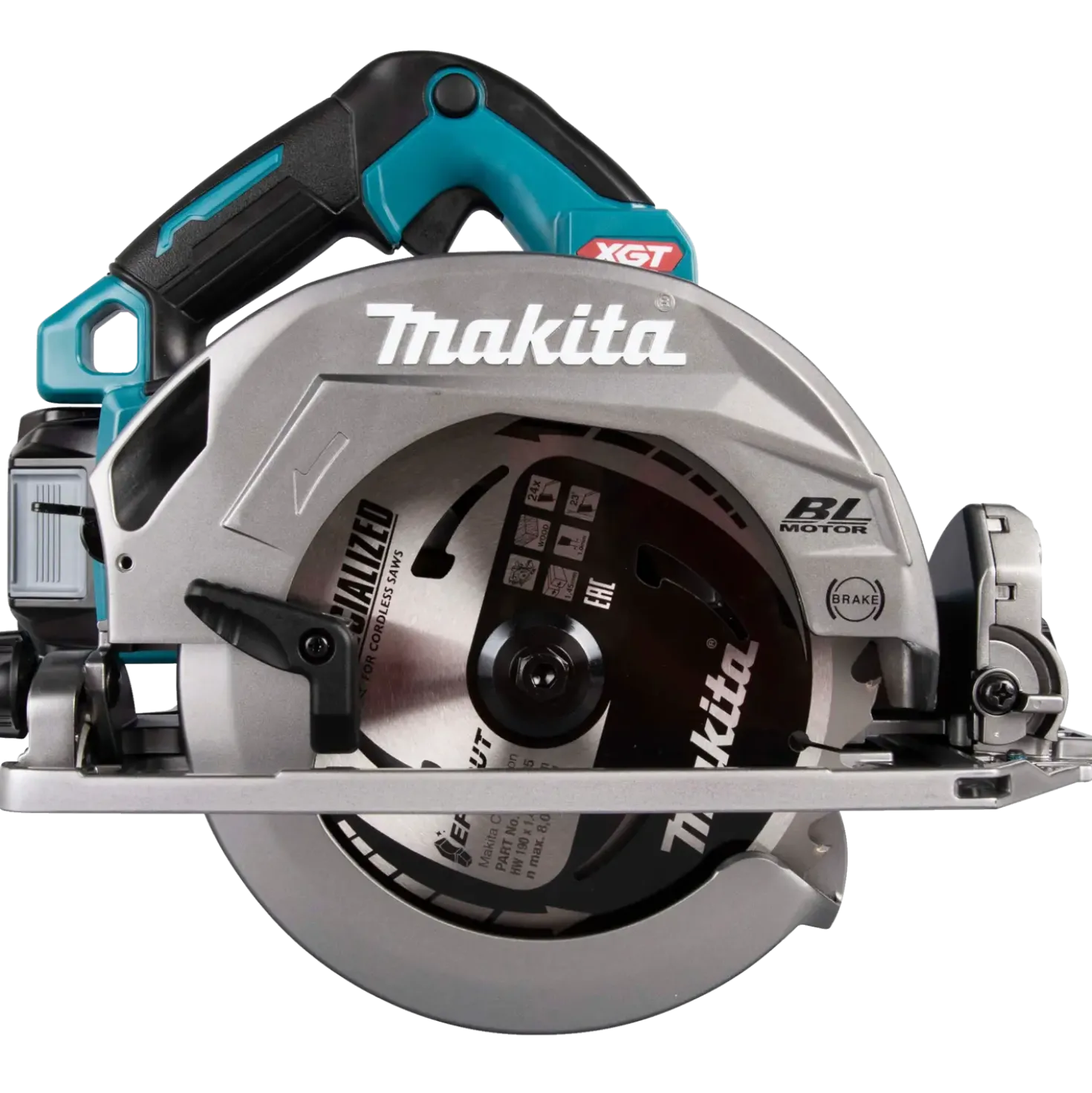 Makita HS004GM201 rundsav 185/190 XGT 40V inkl. 2 batterier og lader