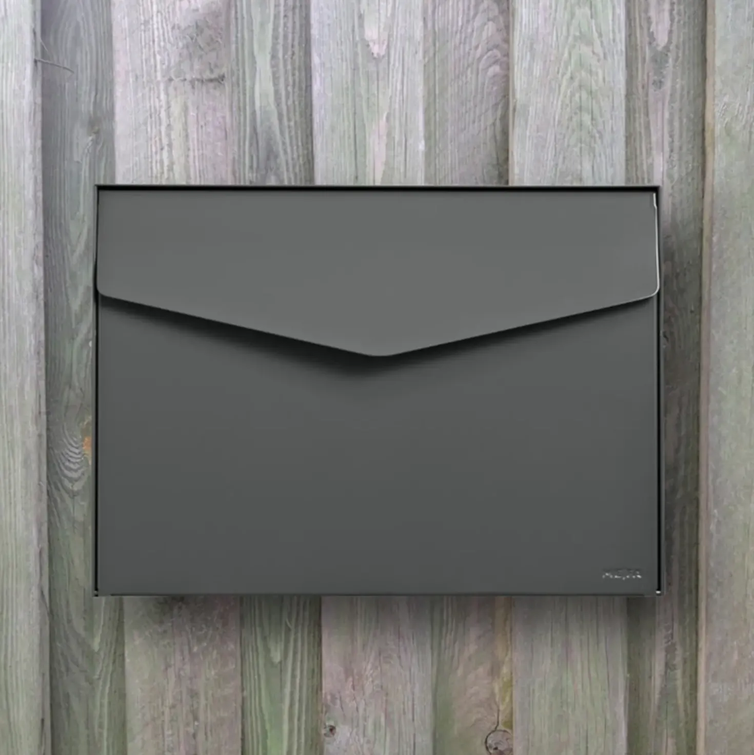 MEFA Letter 111 postkasse basalt grå