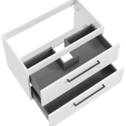 Milobad badmiljø Alpine 100 cm mat hvid