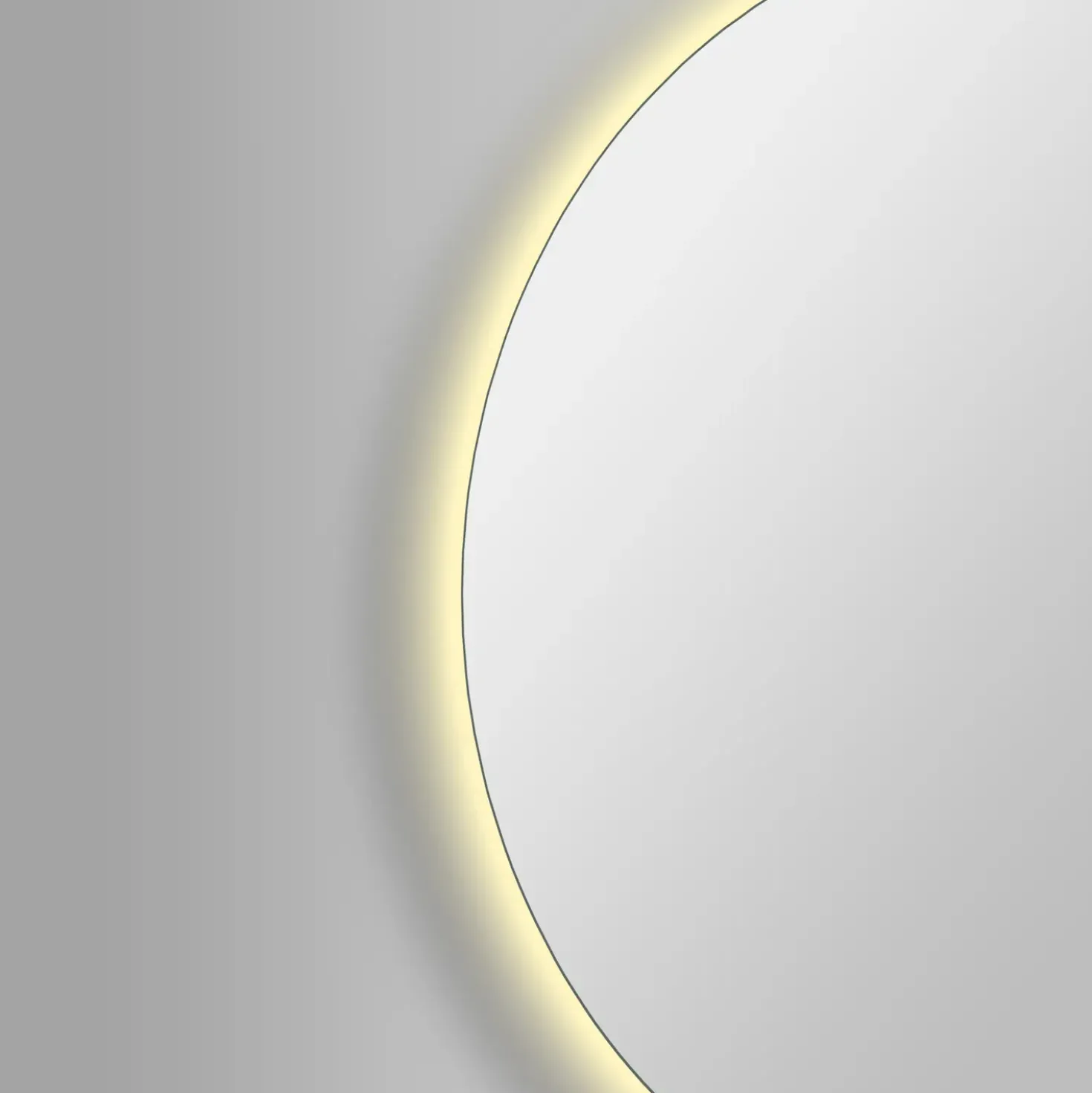 Milobad CL065 spejl m/LED Ø60 cm