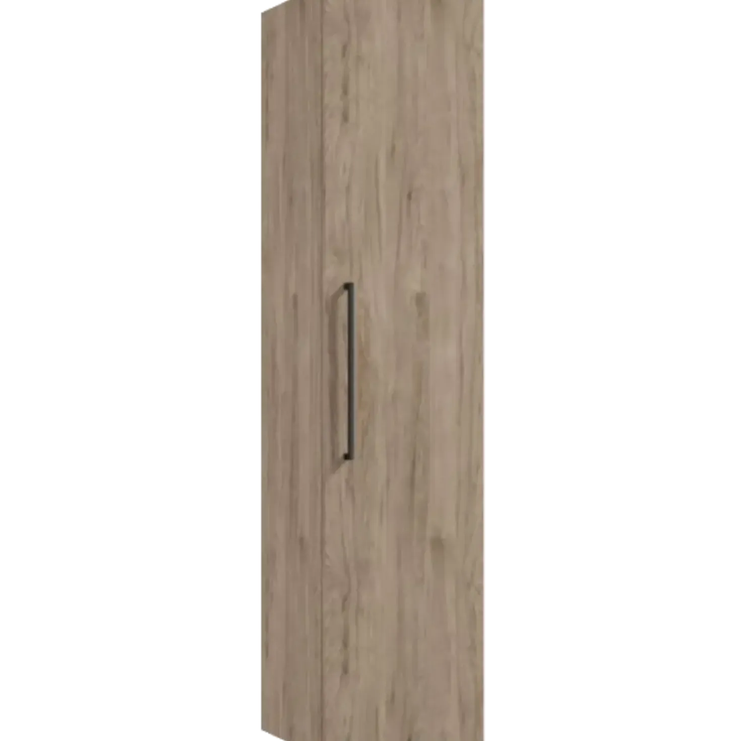 Milobad højskab Milano 140 cm mørk eg