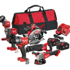 Milwaukee M18 FPP6F3-502B kombi-kit inkl. 2x5,0 Ah batteri og lader