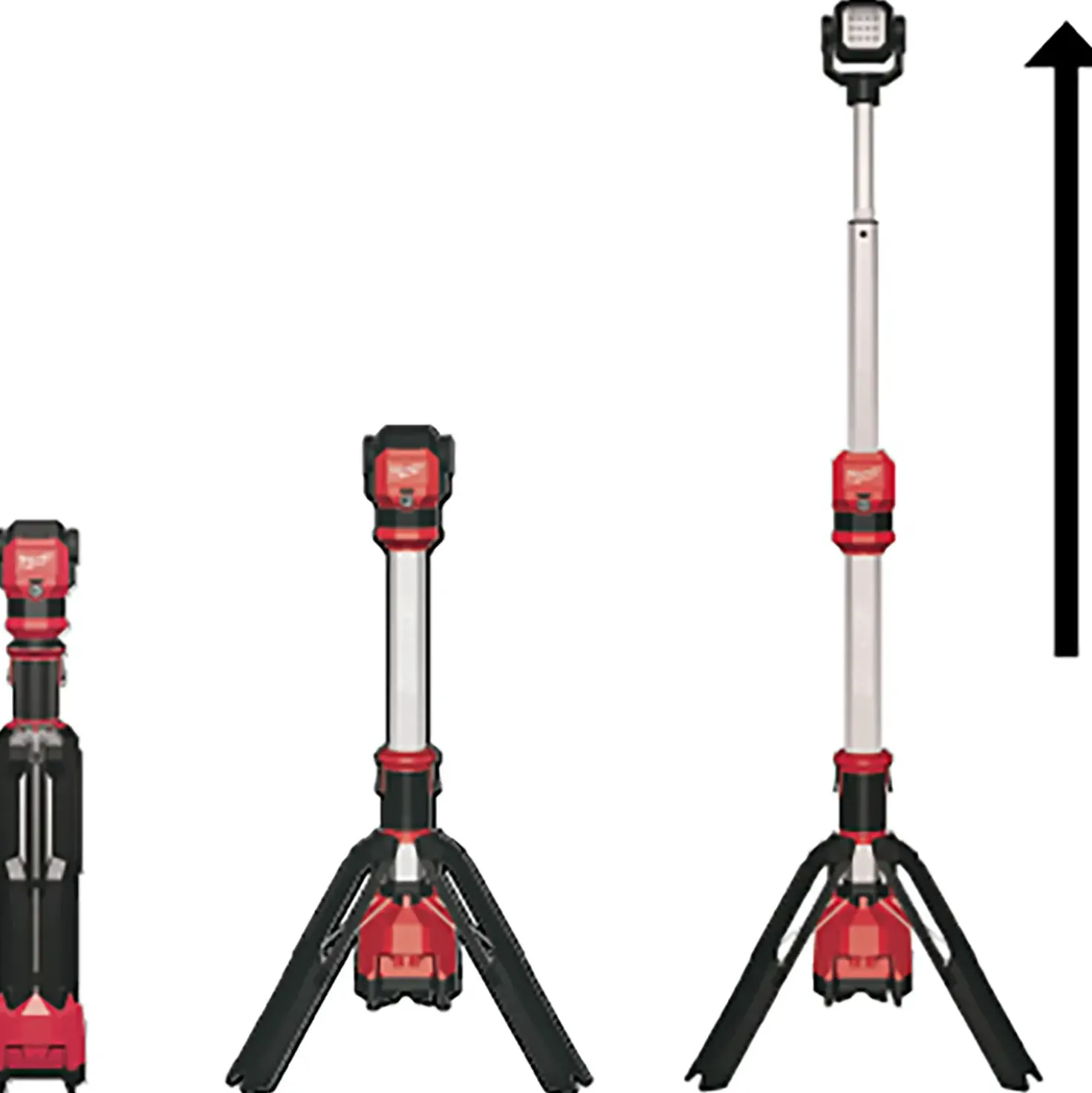 Milwaukee M12™ SAL-0 arbejdslampe m/stativ solo