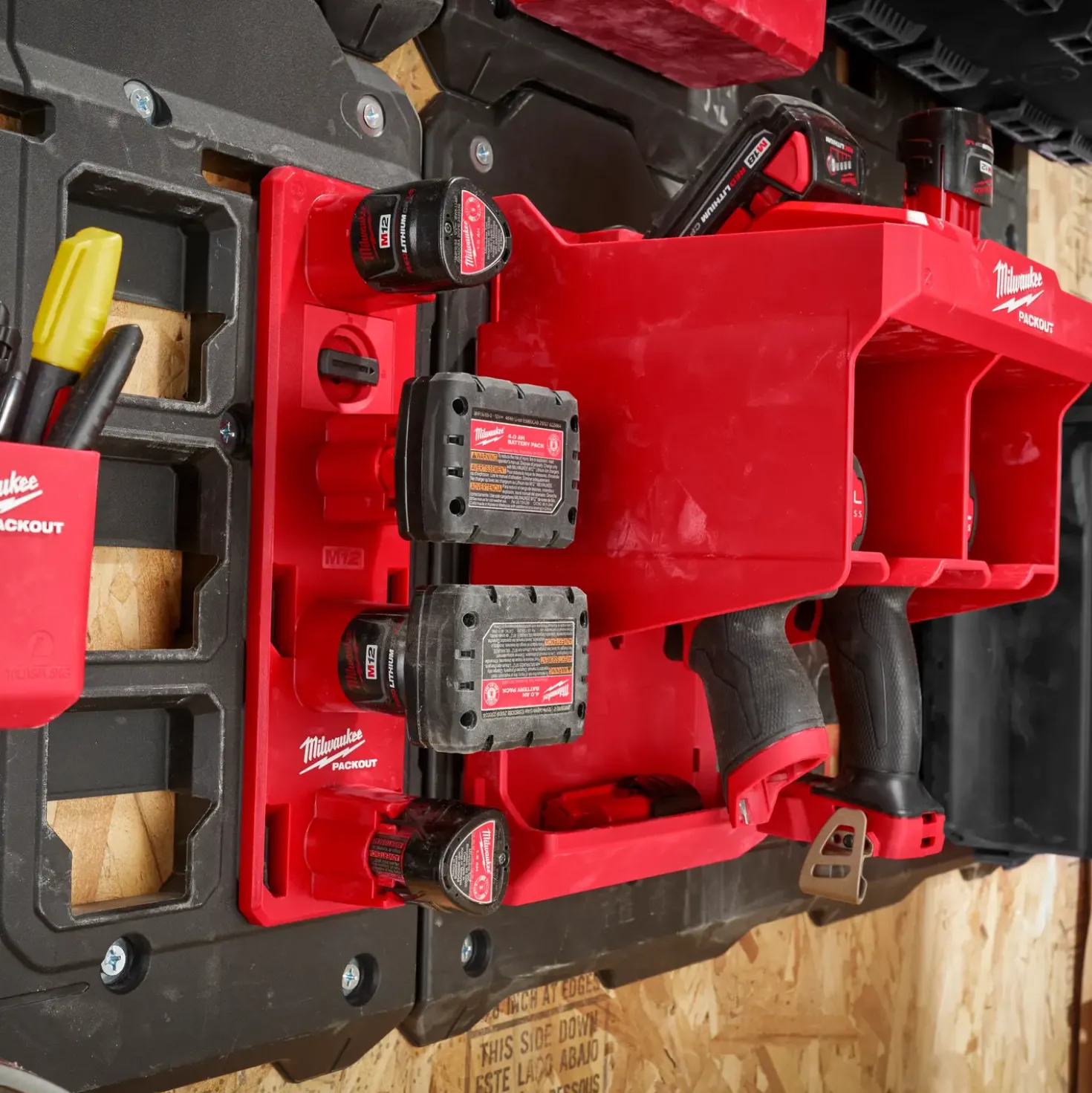 Milwaukee packout batteriholder M12