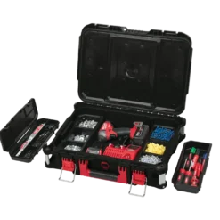 Milwaukee Packout™ 3-delt sæt med trolley og to modulsystem bokse