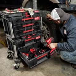 Milwaukee packout kuffert med 2 skuffer