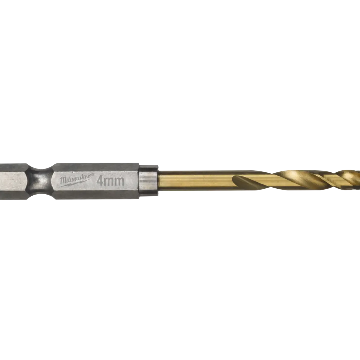 Milwaukee Red Hex shockwave™ HSS-Tin metalbor 4 mm