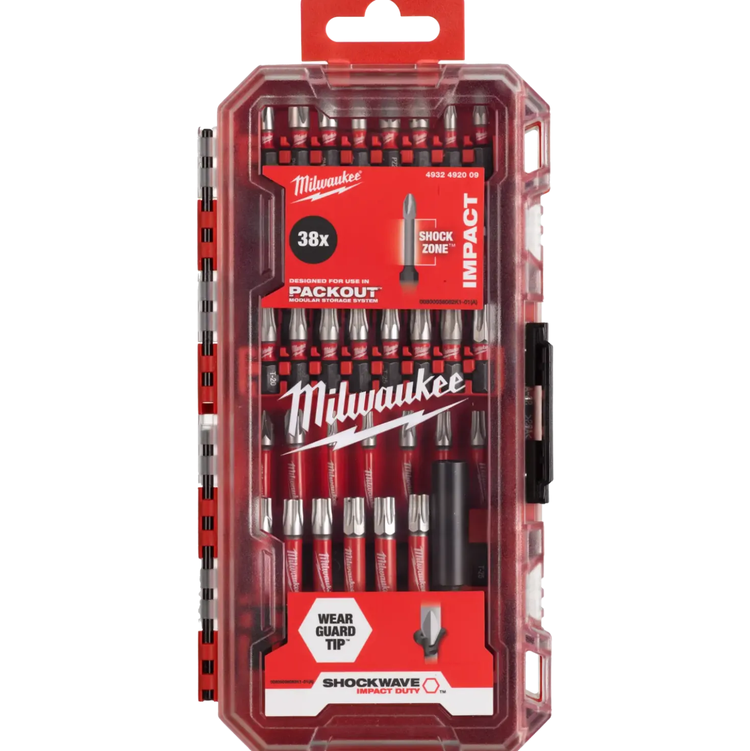 Milwaukee Shockwave™ impact duty bitsæt 38 dele