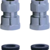 Monteringssæt t/klemring armatur 3/8"x10 mm krom