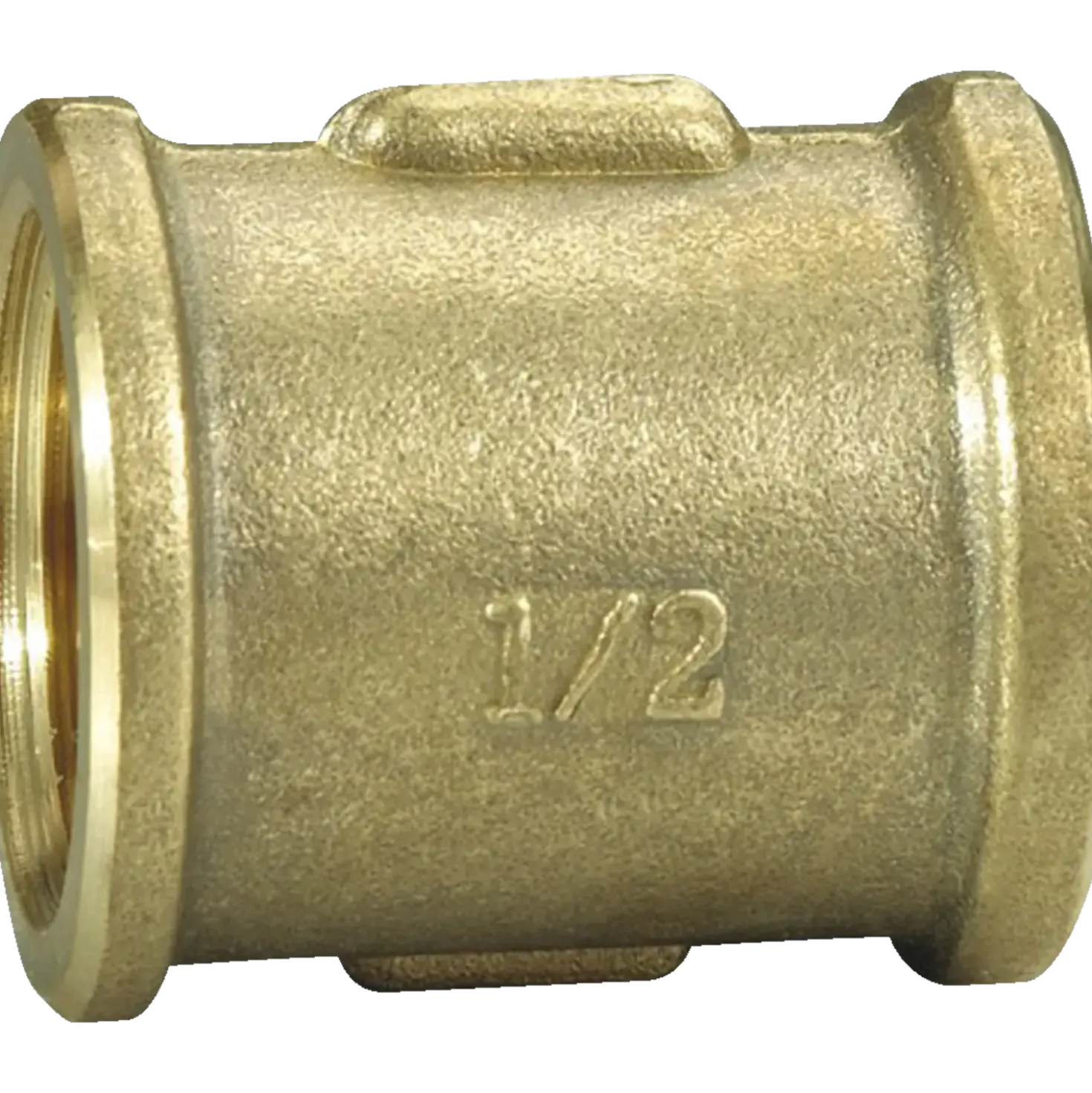 Muffe 1/2" messing