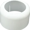 Muffeskjuler t/toilet 110 mm hvid plast