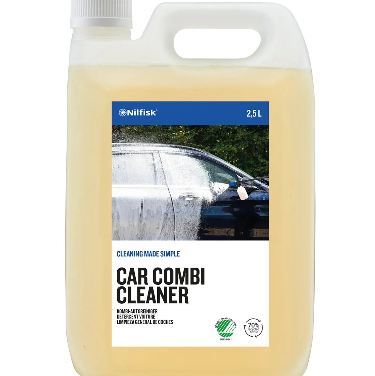 Nilfisk car combi autoshampoo med voks 2,5 L