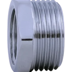 Nippelmuffe 3/4"x1/2" krom