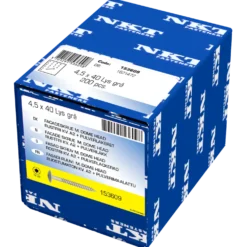 NKT Facade+ D facadeskrue m/lys grå hoved 4,5x40 mm A2 TX20 lys grå 200 stk