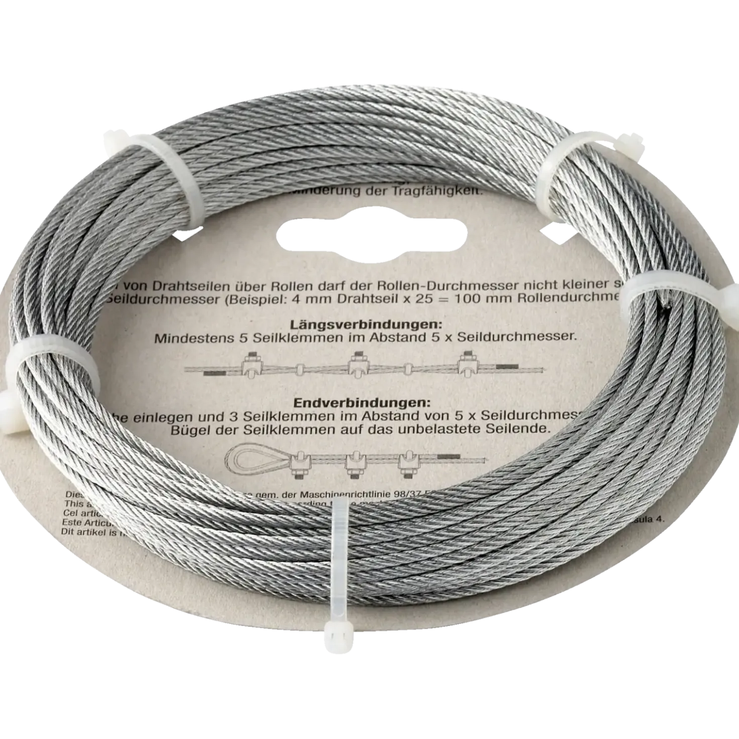 NKT stålwire 2 mm x 10 m elforz.