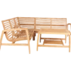 Næsby hjørnesofa teak