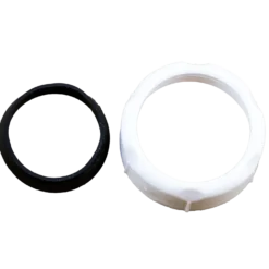 Omløber t/afløbsrør 1 1/4"x32 mm hvid plast