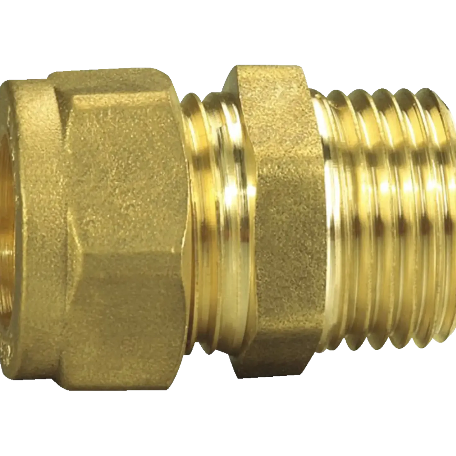 Overgangsnippel klemring Ø 1/2"x10 mm