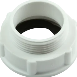 Overgang 1 1/2"x1 1/4" hvid plast