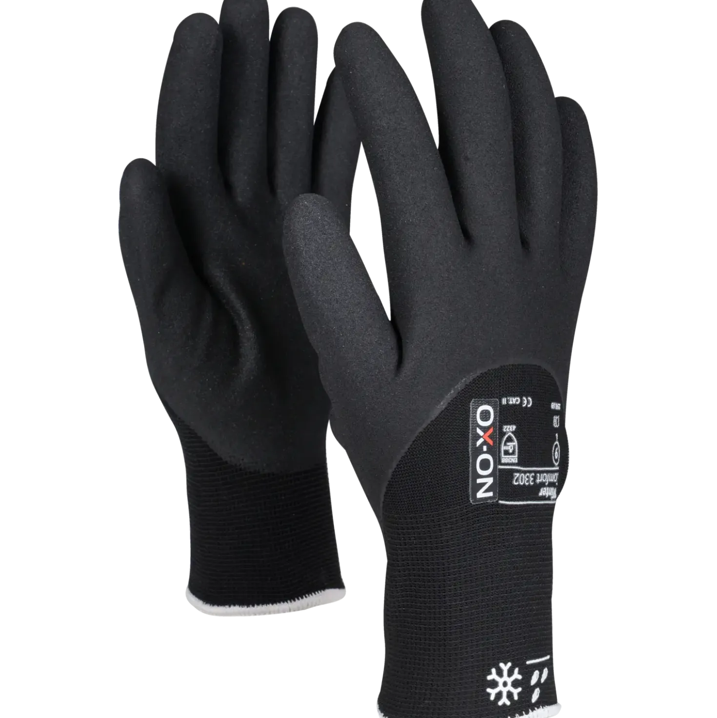 OX-ON Winter Comfort 3302 vinterhandske sort str. CE 09