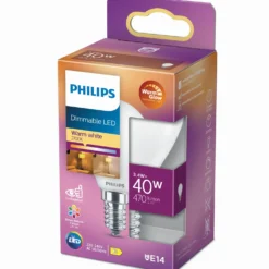 Philips Kerte & Luster LED pære 40W E14 varmt skær