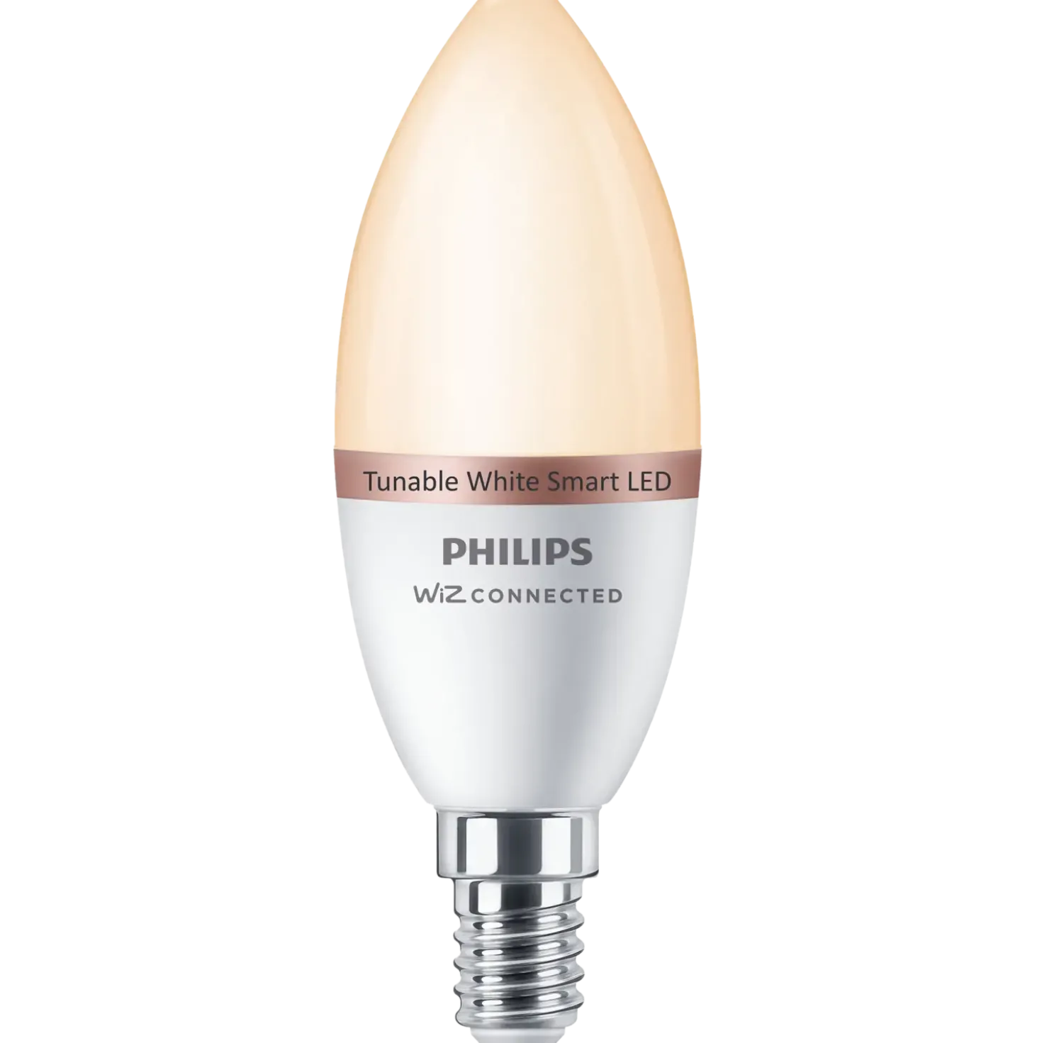 Philips Smart WiZ white LED pære E14 4,6W kerte mat
