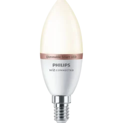 Philips Smart WiZ white LED pære E14 4,6W kerte mat