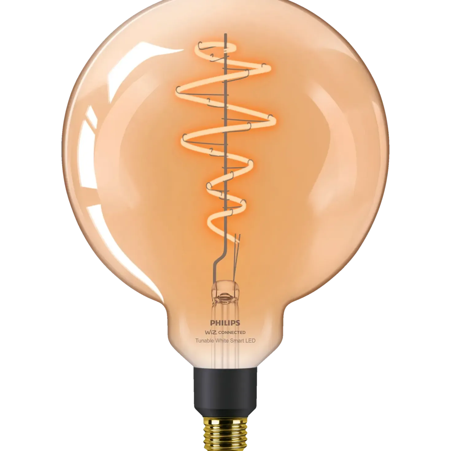Philips Smart WiZ white LED pære E27 6,7W mega globe guld