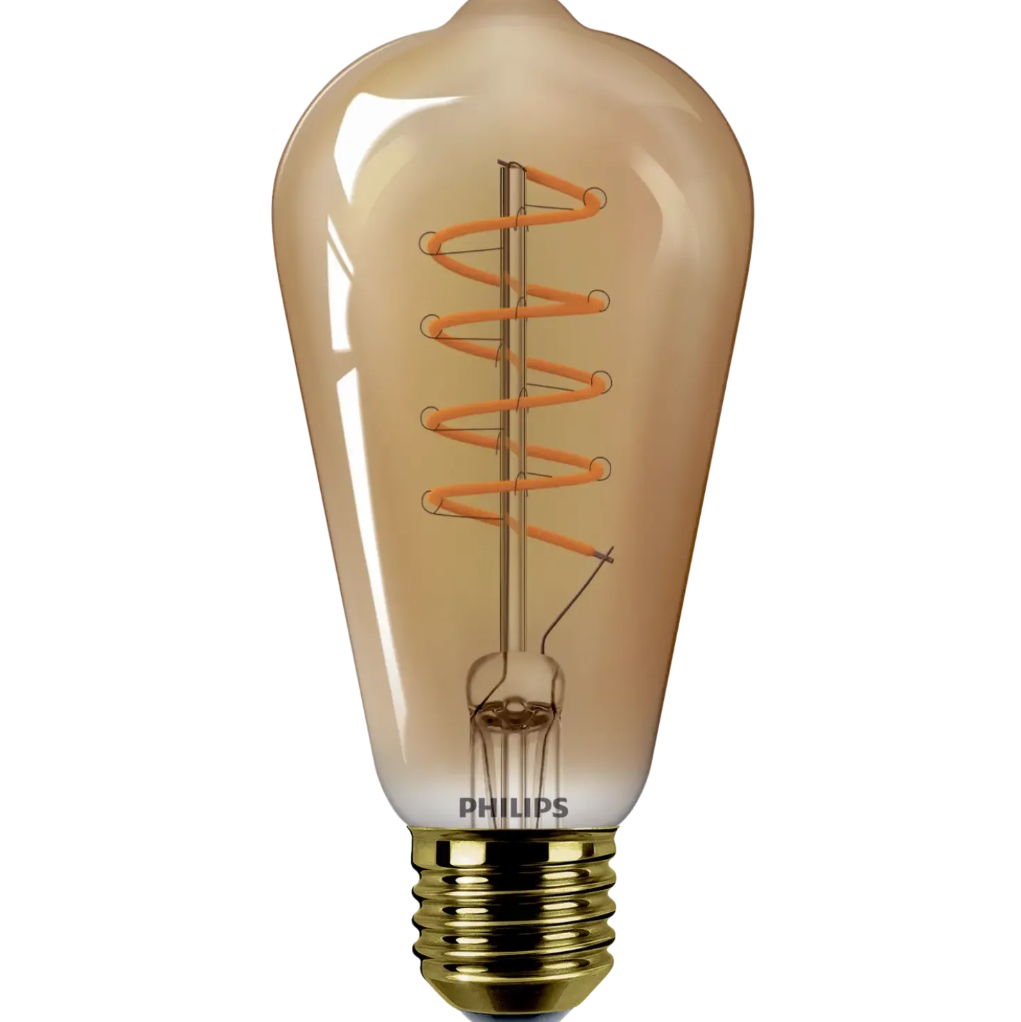 Philips Vintage dråbeform pære 25W E27 guld