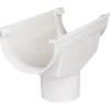 Plastmo ekspansionstudstykke nr. 12, 75 mm hvid