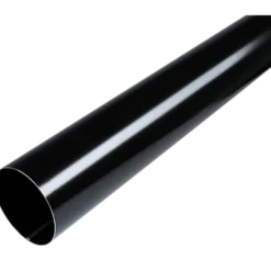 Plastmo nedløbsrør 75mm x 3m stål sort