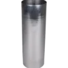Plastmo sokkelknæ lige nedførsel 75 mm zink