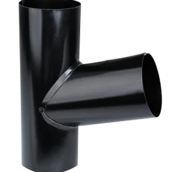Plastmo Sort Stål grenrør 75 mm 70°