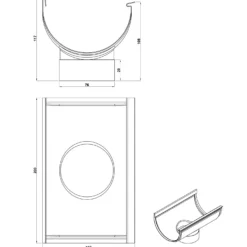 Plastmo tudstykke ekspansion nr. 11, 75 mm stål plus
