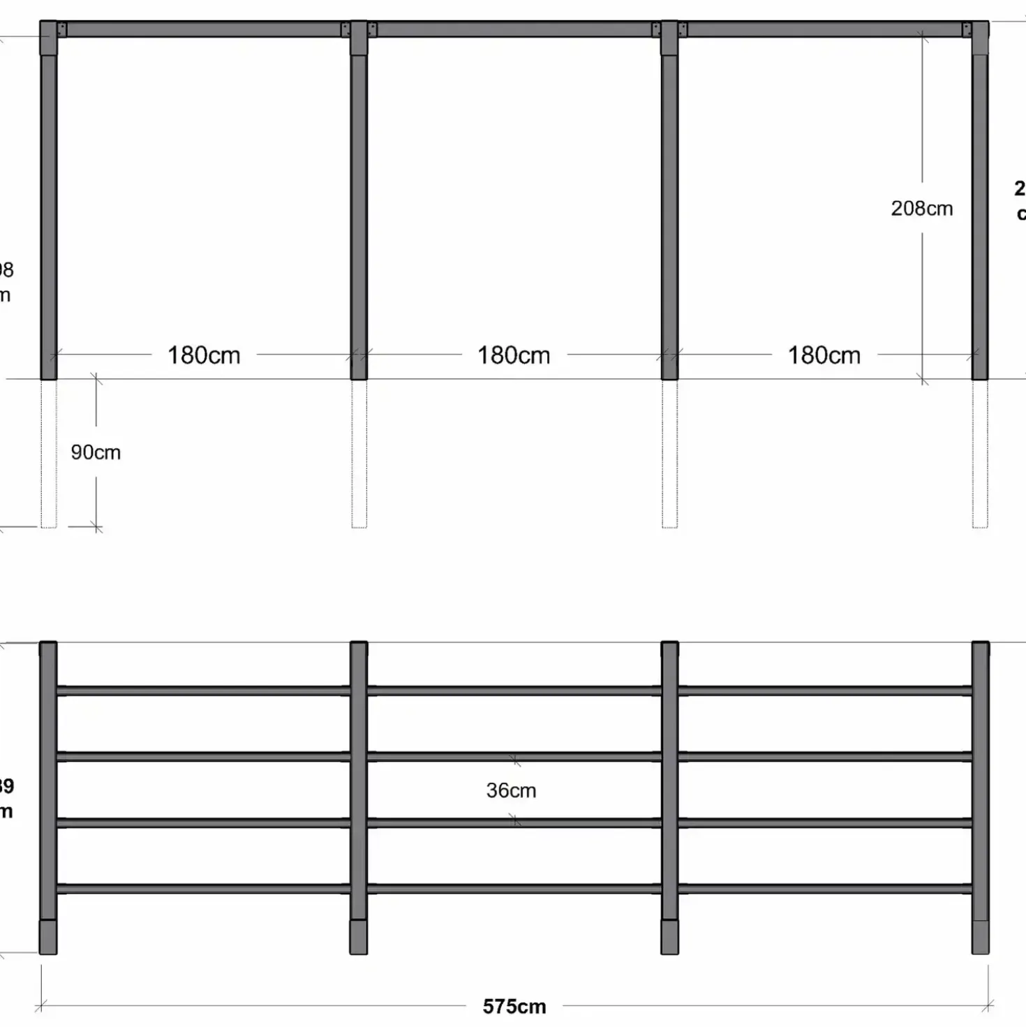 PLUS Arcade pergola model 4