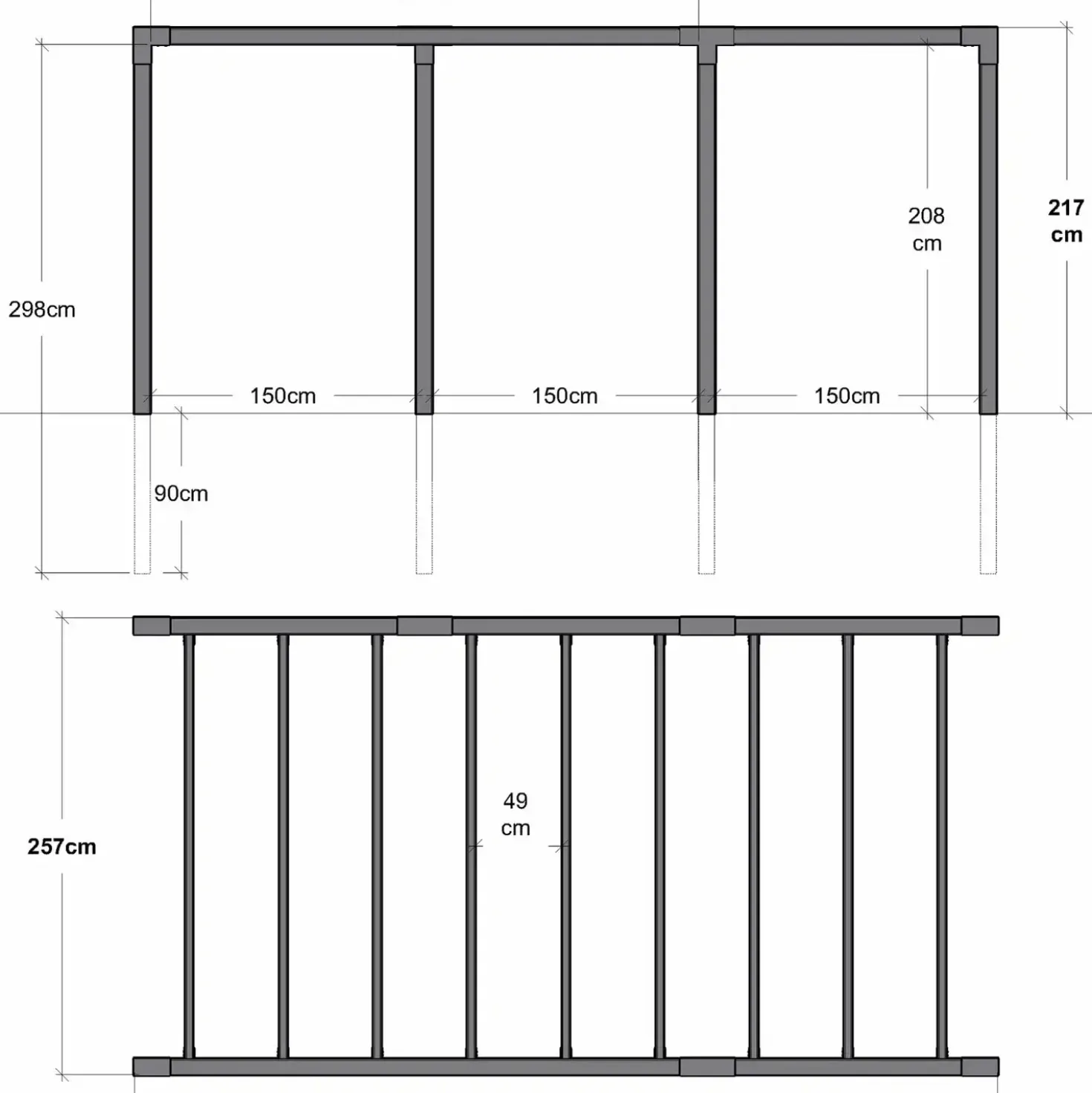 PLUS Arcade pergola model 5