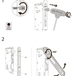 PLUS Artura komposit dobbeltlåge 213×175 cm m/stolper til nedstøbning