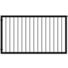 Plus Basic bred låge 150x85 cm sort