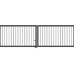 Plus Basic dobbeltlåge 300x85 cm sort