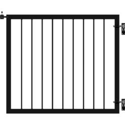 Plus Basic enkeltlåge 100x85 cm sort