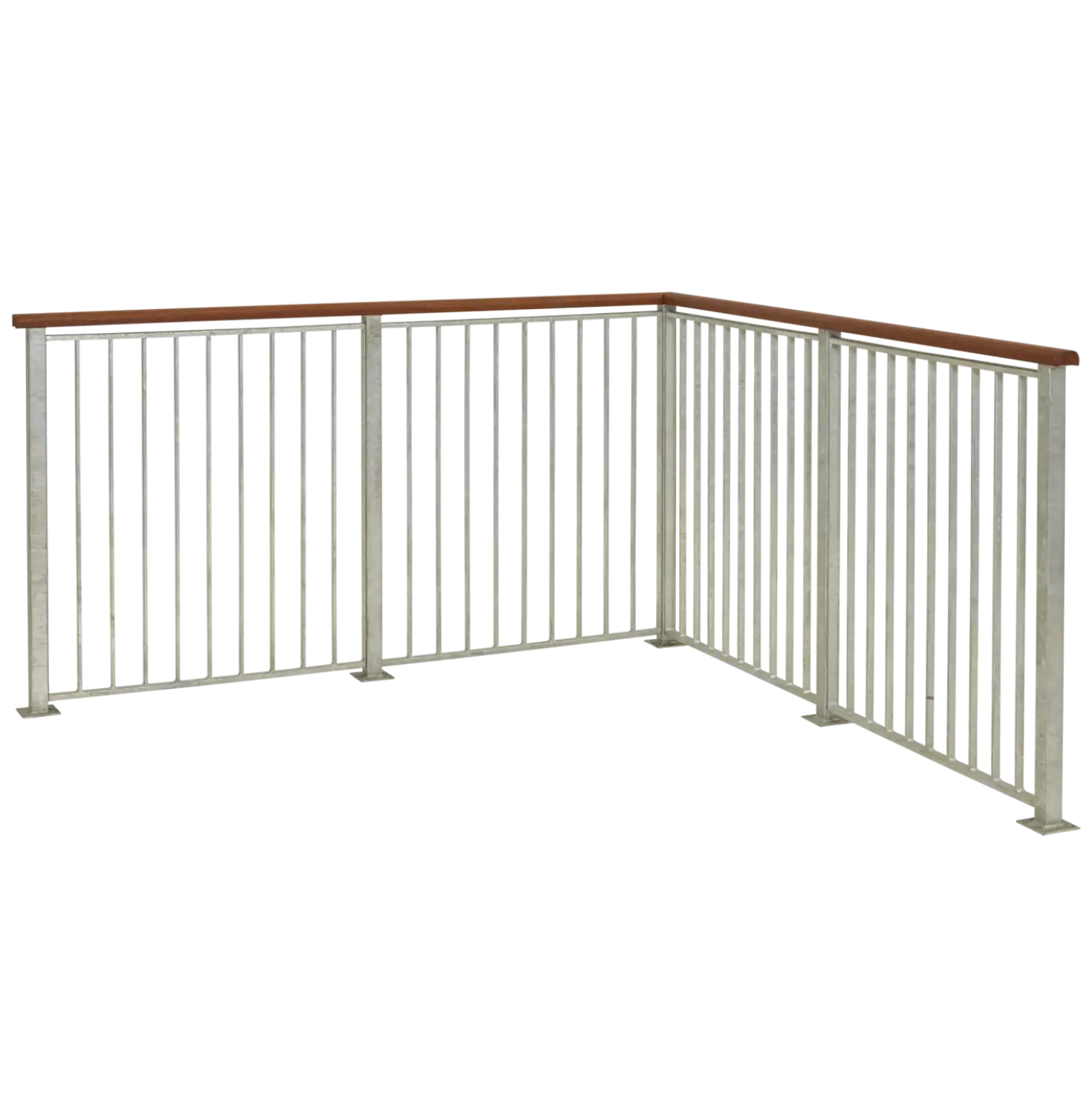 Plus Basic Gelændersystem 90x98 cm Varmgalv.