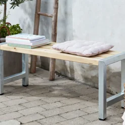 Plus Cafe plankebænk 127 cm trykimp